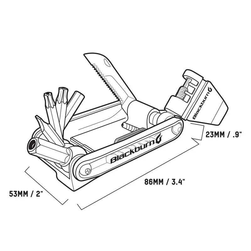Blackburn Wayside 19 Function Multi Tool-5